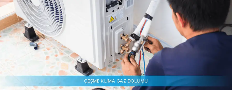 Çeşme İlçemi Midea Klima Gaz Dolumu
